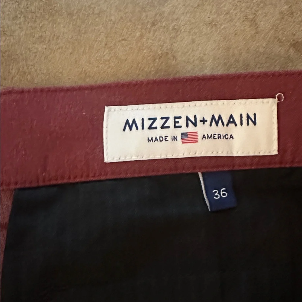 Mizzen+Main Maroon Pants